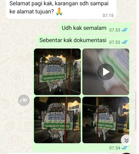 Pengiriman Papan Bunga Selamat Pogungjurutengah Bayan