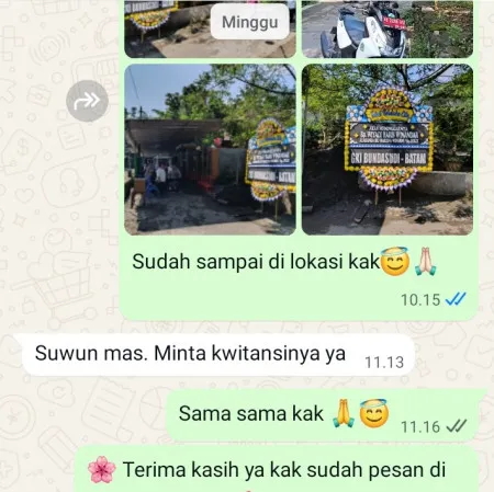 Pengiriman Papan Bunga Duka Pogungjurutengah Bayan