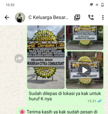 Pengiriman Papan Bunga Duka Pogungjurutengah Bayan